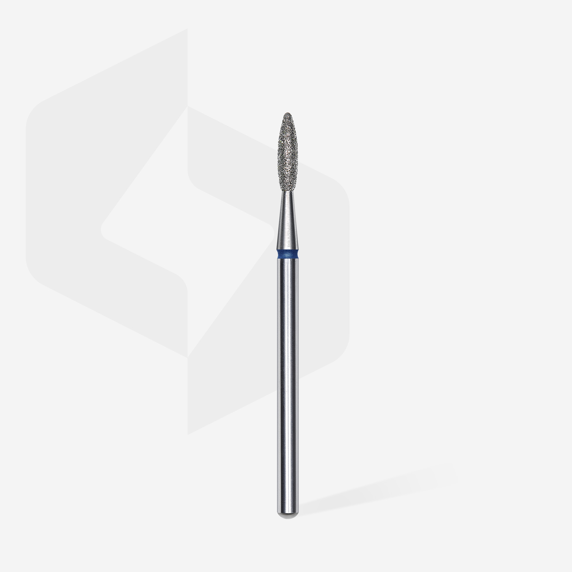 STALEKS Fraise diamantée manucure russe flamme bleue FA10B021/8 2,1mm/8mm