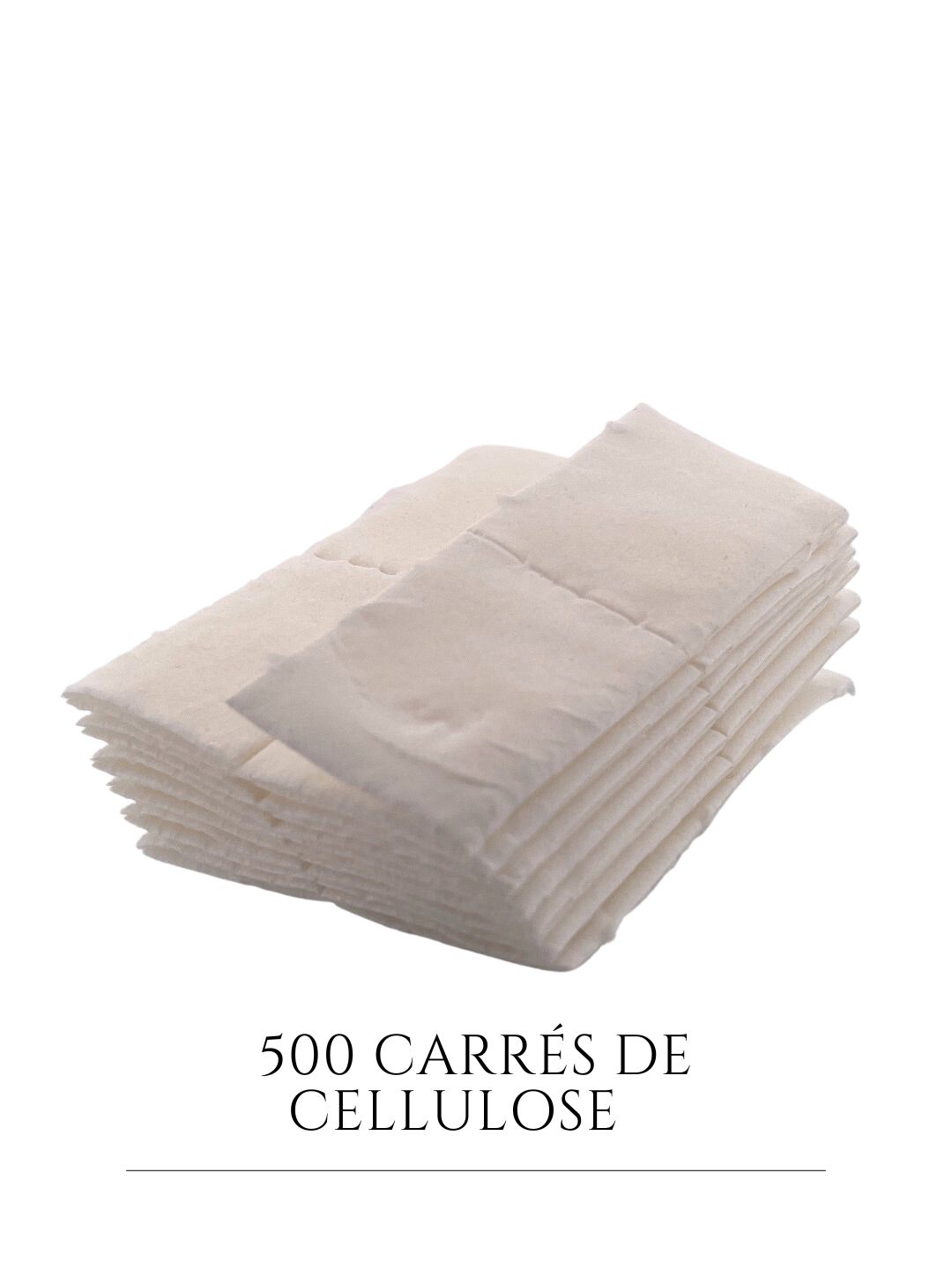 500 Carrés de celullose