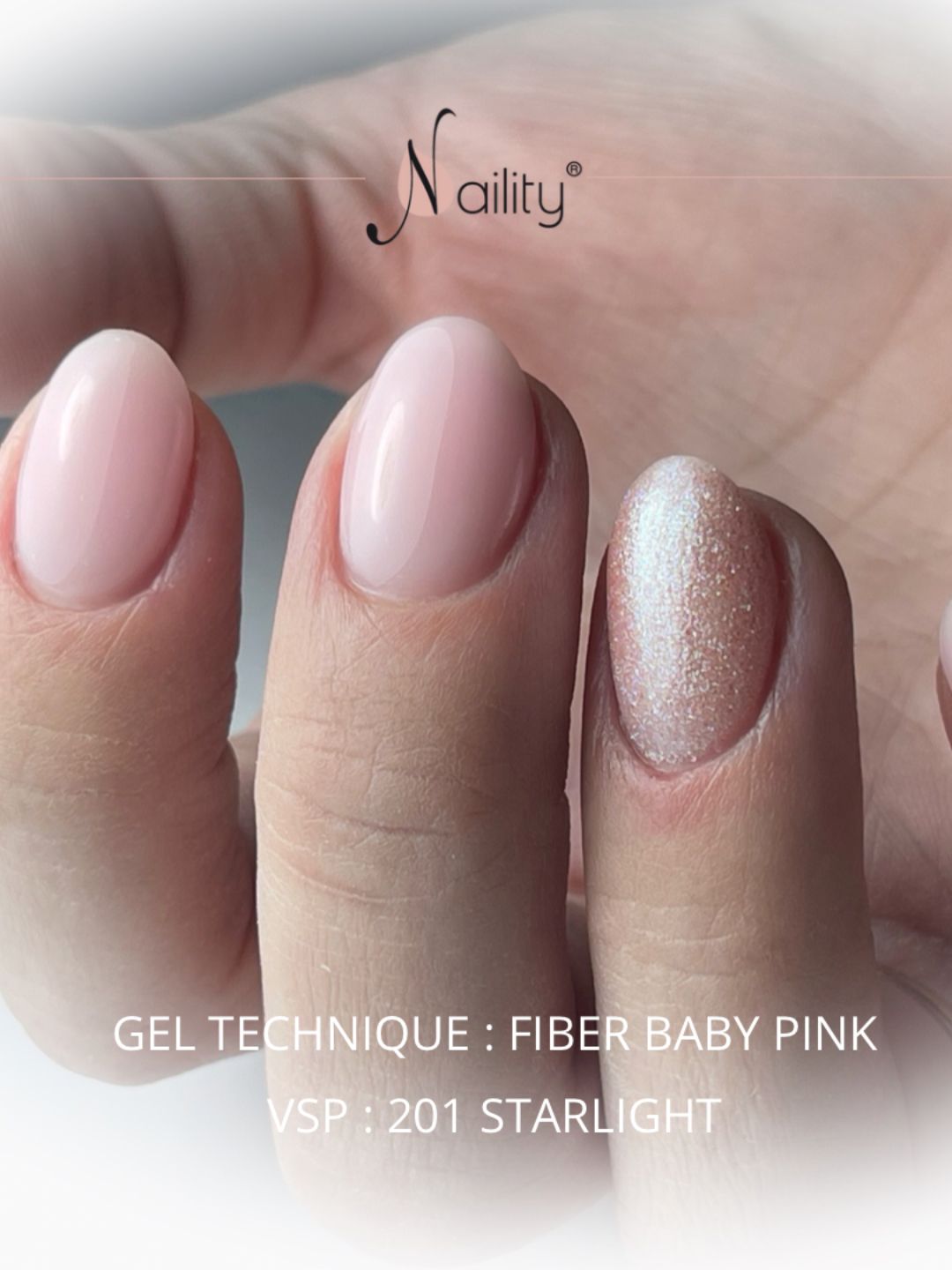 vernis semi permanent 201 Starlight 1  7ml