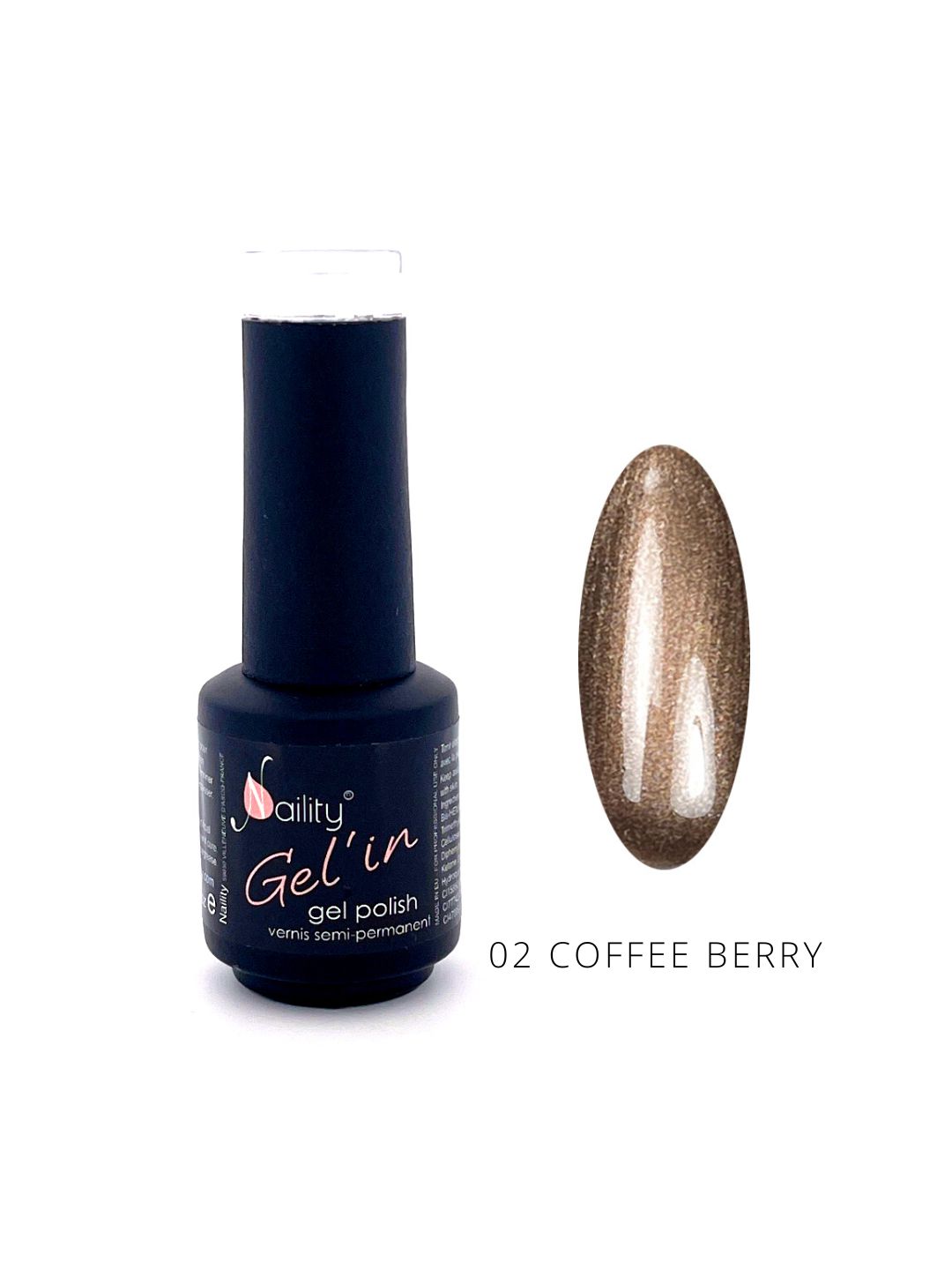 Vernis semi-permanent 02 Coffee Berry 15ml