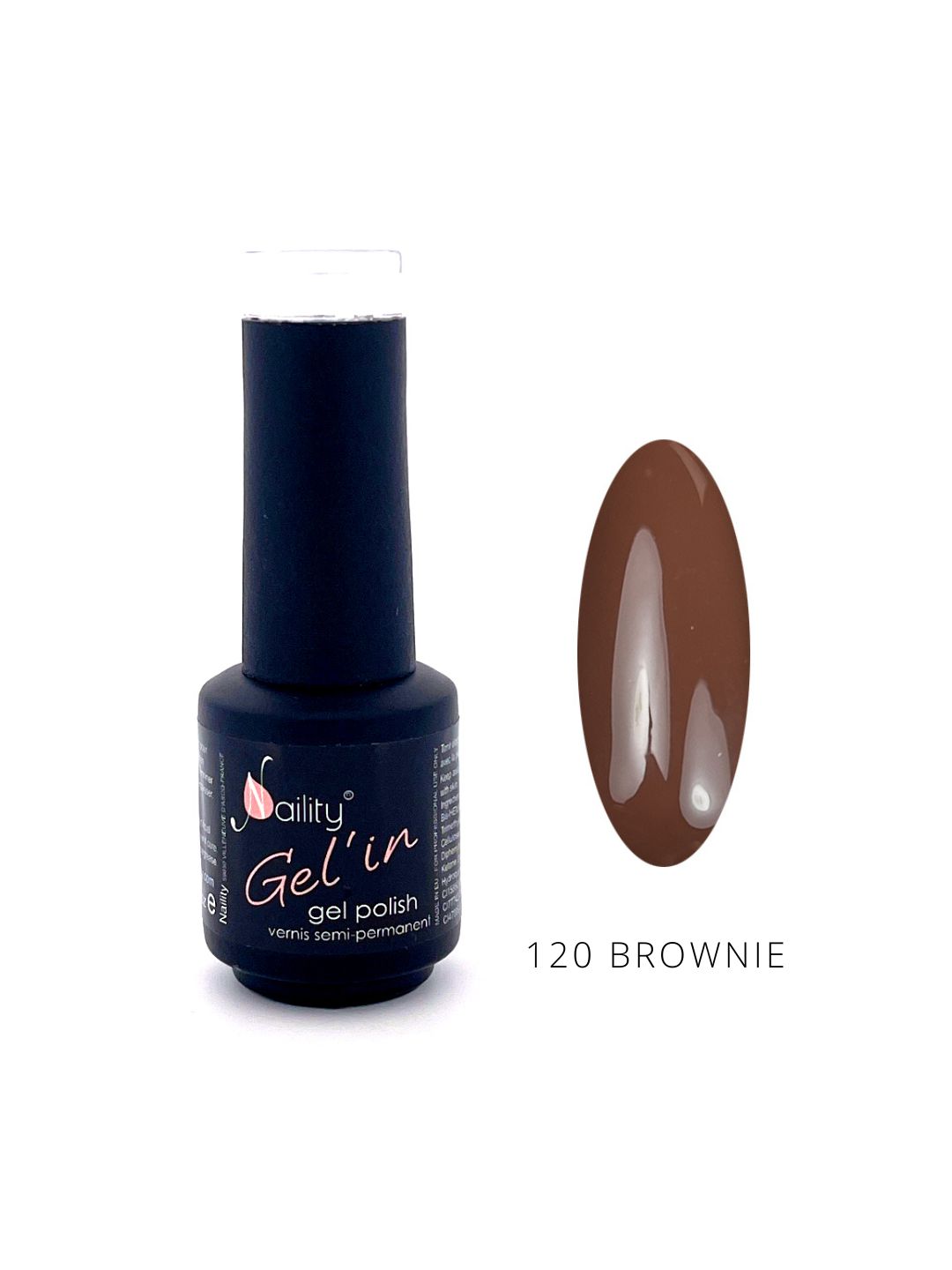 Vernis semi-permanent 120 Brownie 15ml