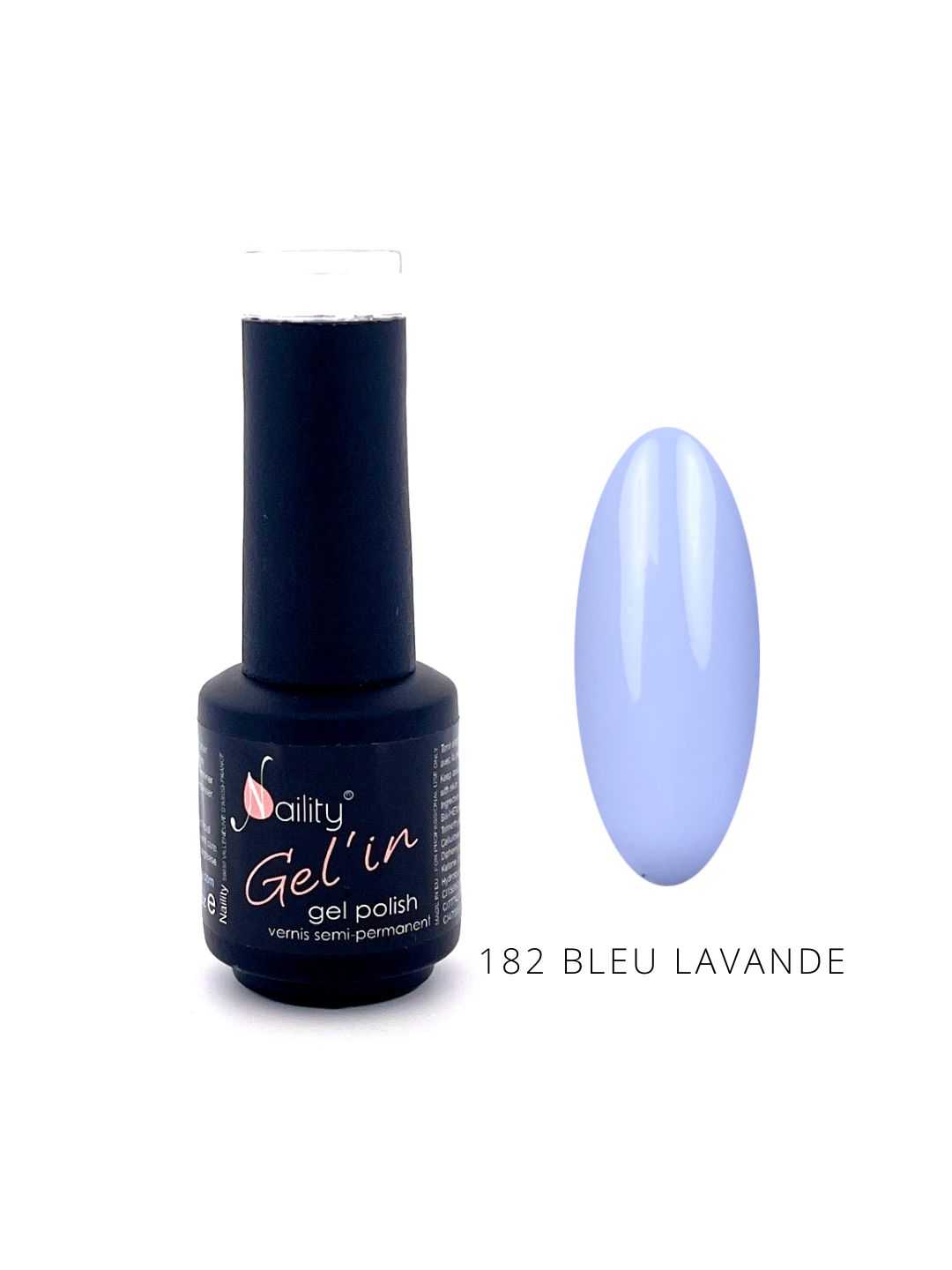 VERNIS SEMI-PERMANENT 182 Bleu  Lavande 7ml