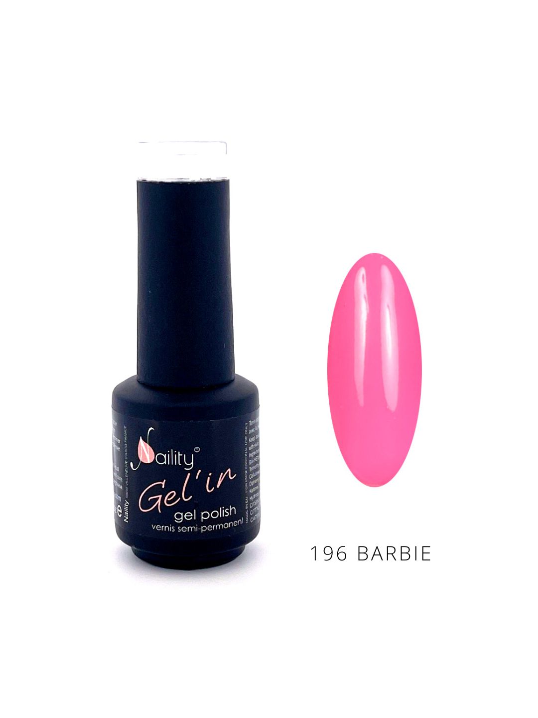 Vernis semi-permanent 196 Barbie 15ml