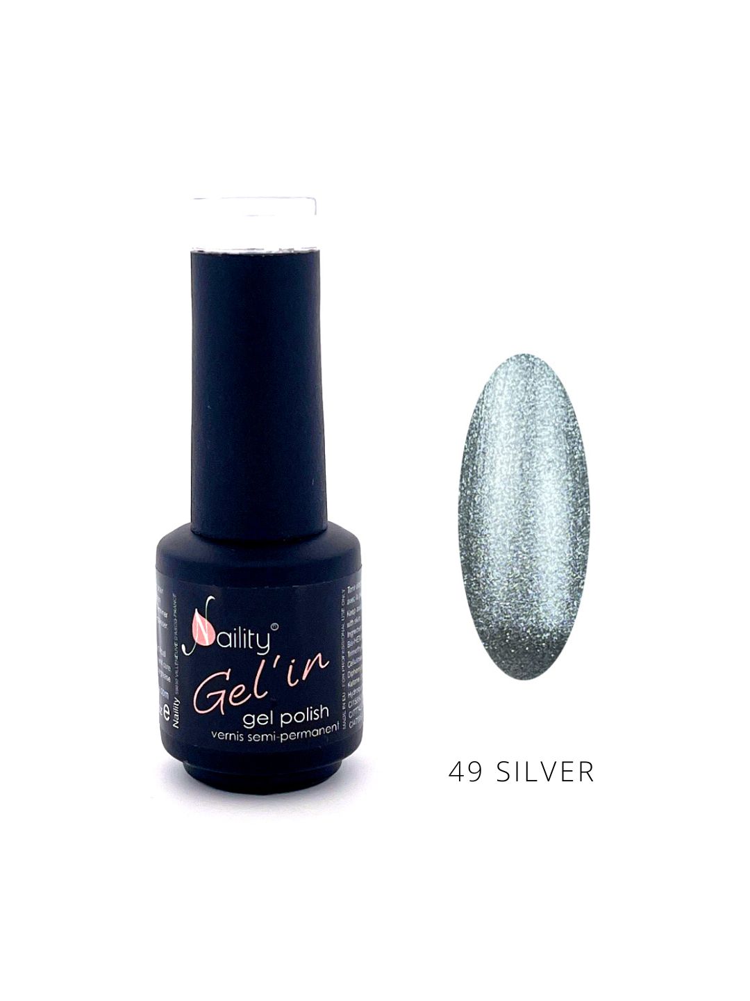 Vernis semi-permanent 49 Silver 7ml