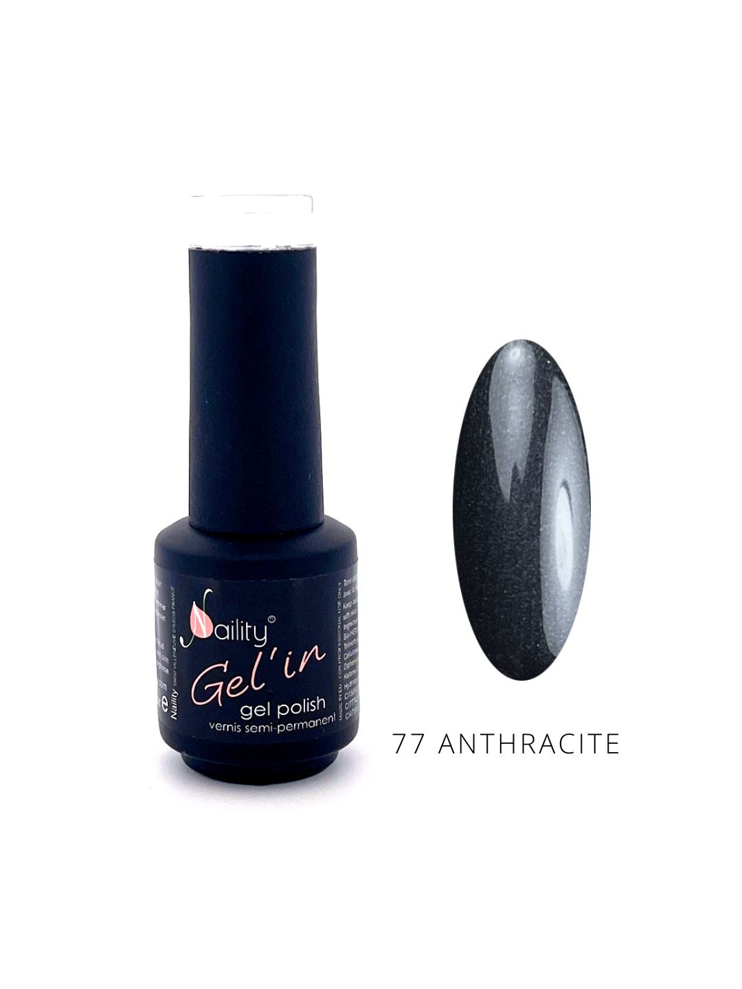 Vernis semi-permanent 77 Anthracite 7ml