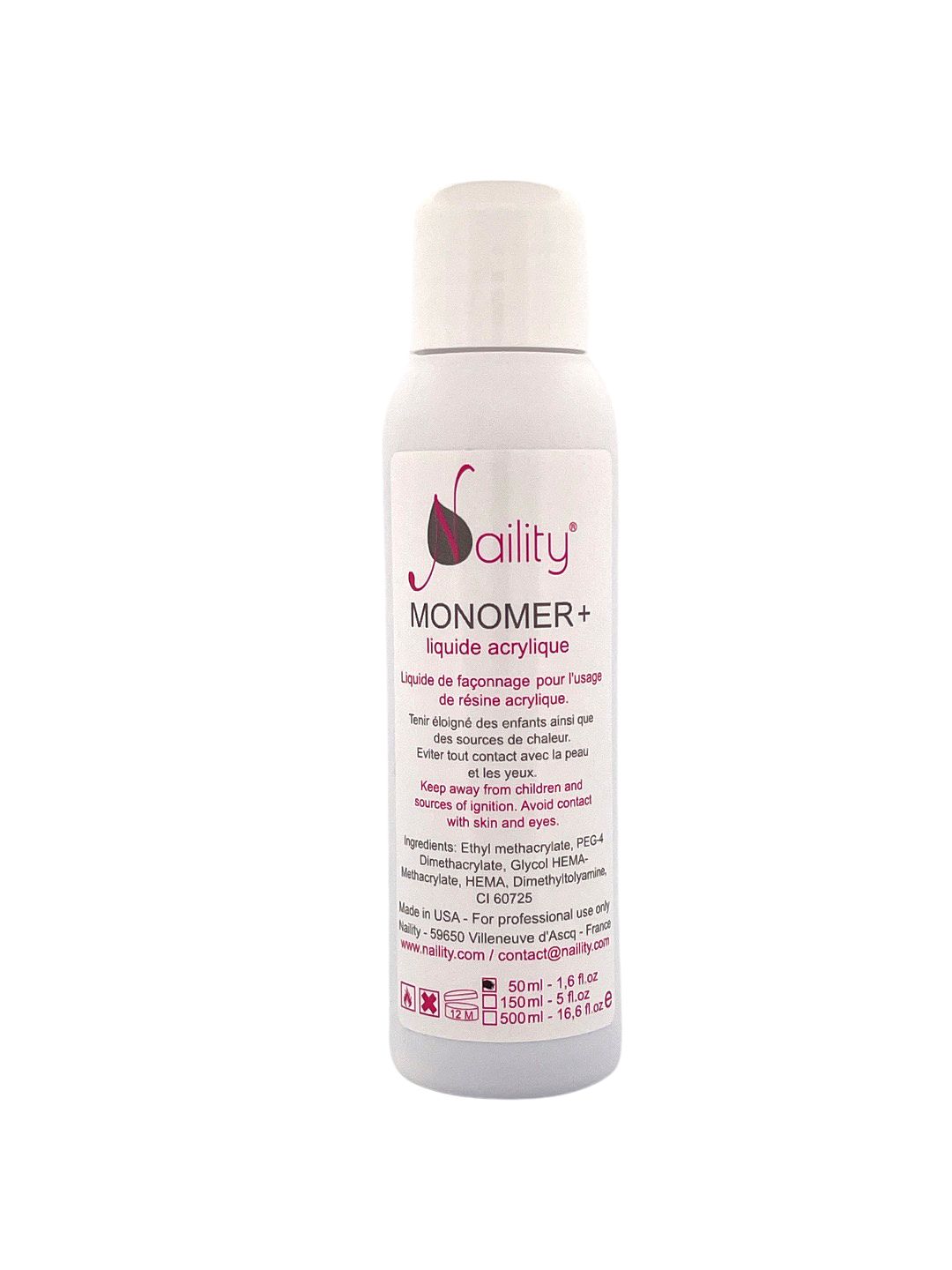 Liquide acrylique monomère 50ml