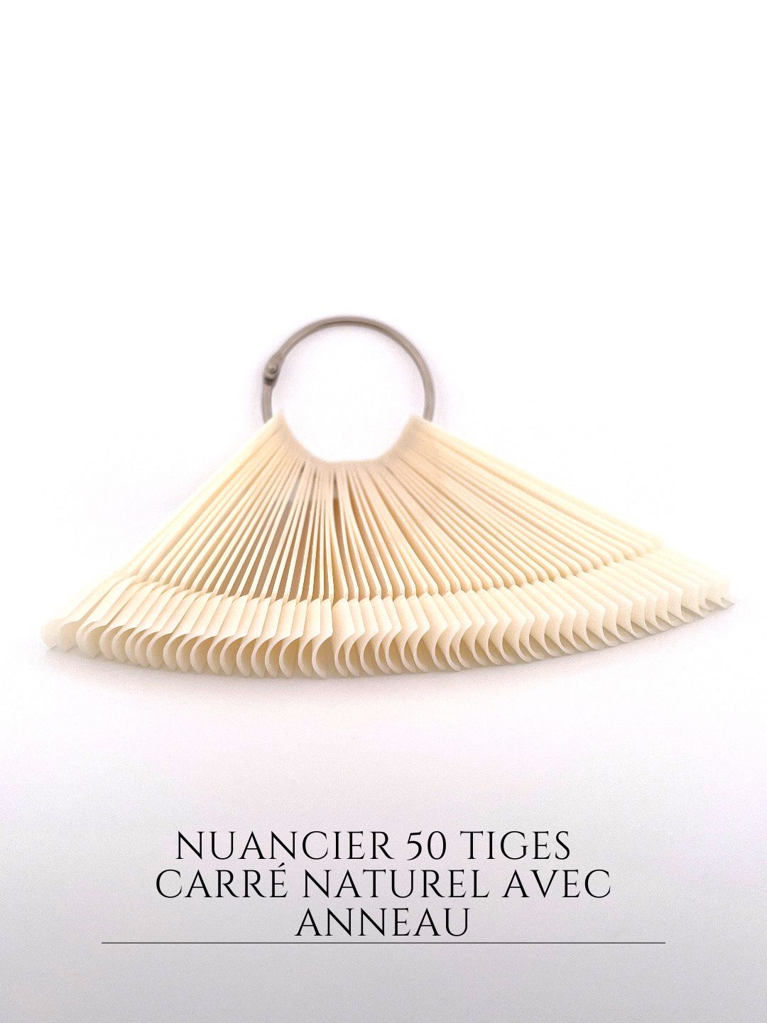 Nuancier 50 Tiges forme carrée naturel