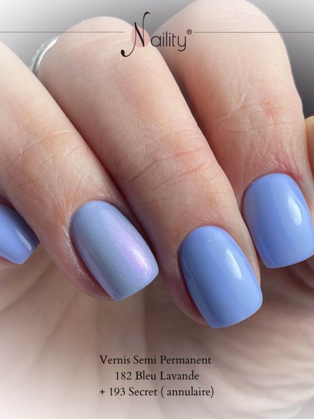 VERNIS SEMI-PERMANENT 182 Bleu Lavande 7ml